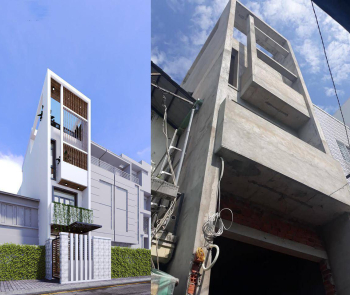 THIẾT KẾ NHÀ 2 TẦNG 5X16M TỐI GIẢN TRẺ TRUNG